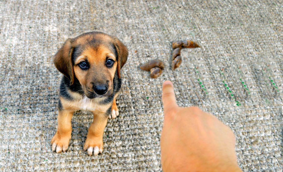dog pooping after walk